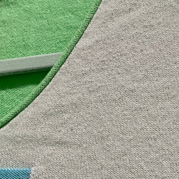 (4) Anthropologie Zaket & Plover Colorful Preppy Cotton Cashmere Comfy Sweater M - Picture 6 of 8